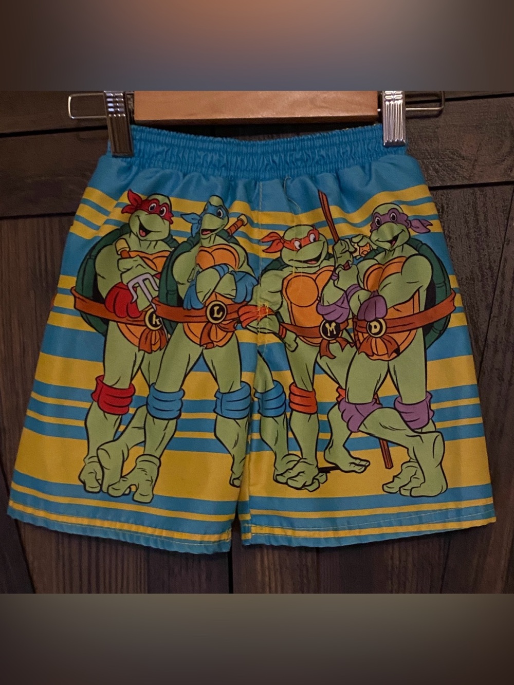 Nickelodeon Yellow & Blue TMNT Swim Shorts